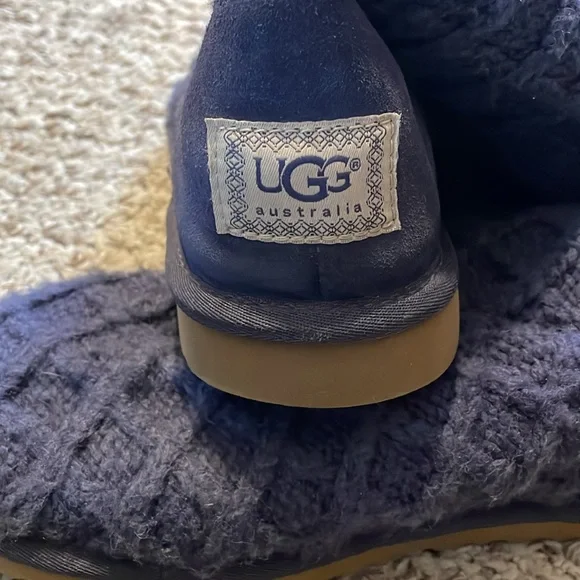 UGG purple knit Australian Cardy lattice - Picture 3 of 4